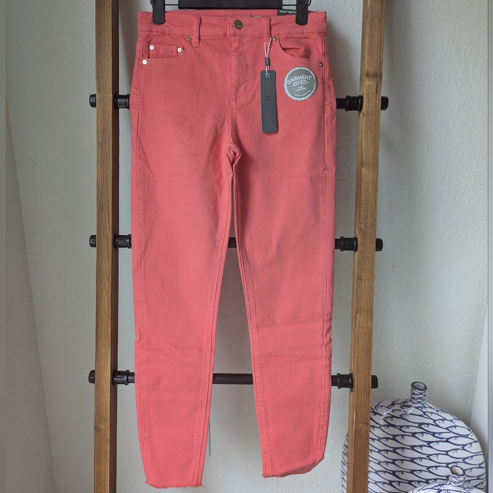 NWT Tractr Women's Coral Mona High Rise Skinny Ankle Jeans - Size 2/26